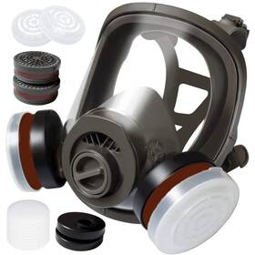 B0b1v122n8 Dyiom Paint Face Respirator Mask Gas With 10 Pcs Particulate Filter Cottons