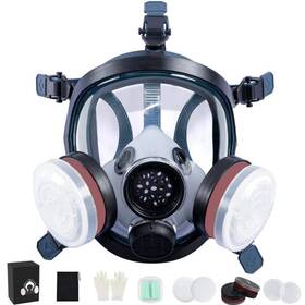 B0bkk15wb2 Dyiom Home Full Face Respirator Paint Mask Safe Gas Masks Anti-fog Heavy Duty