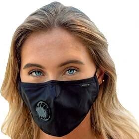 E Tronic Edge 628250366426 Exercise Mask For Cycling Running And Hiking 1 Count Pack Of Black