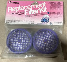 Eastern 047094003579 356 Respirator Filter Kit Pair High Efficiency Made In Usa Nos