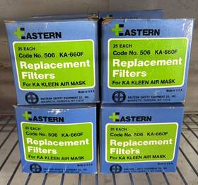 Ka-660f Eastern Lot Of 8 Boxes Ka Kleen Air Replacement Filters 25 Per Box