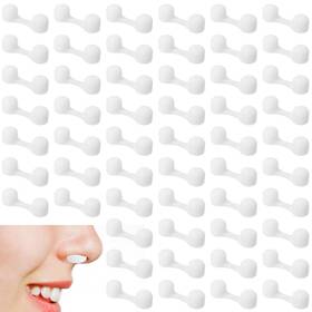 Elevatetech 5011isyr5487 100 Pieces Nose Plug Filter Disposable Dust One Size White
