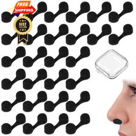 Elevatetech 5011trzq8736 Nose Plug Filter Disposable Sponge Onesize Black