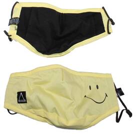Eleven Paris 829468862827 Yellow Smiley Mask Universal Adjustable