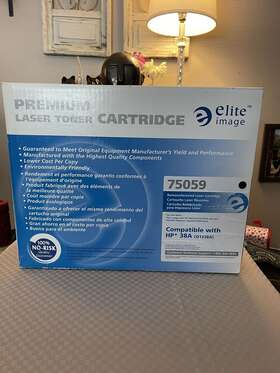 Eli75193 Elite Image Remanufactured Laser Toner Cartridge - Alternative For Hp 38a Q1338a