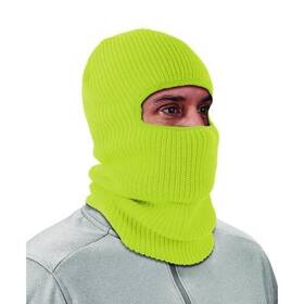 16966 Ergodyne N-ferno 6829 Freezer Balaclava Mask Acrylic Lime One Size Fits Most