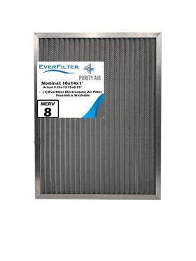 Ef-10027-1fes1c Everfilter 10x14 Electro-static Air Filter 1-ct Ac Furnace Reusable And Washable