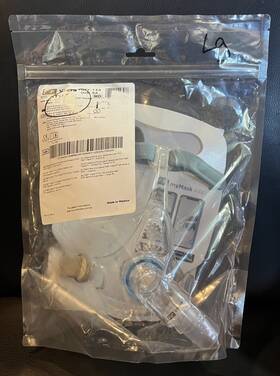 V1t1lsl F&p Vitera Full Face Cpap Mask With Headgear Model - Brand New Large