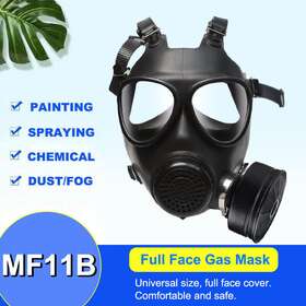 Mf11b Facemoon Full Face Gas Mask Respirator Safety Painting Spraying Facepiece With Filter Box