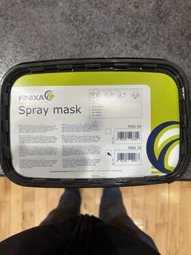 Mas-20 Finixa Spray Mask Mas 20 Half Industrial Respirator With Dual Cartridges