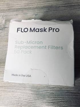 Flo Mask 860005721757 Pro Filter 50-pack Replacement Filters For Adult Made In Usa