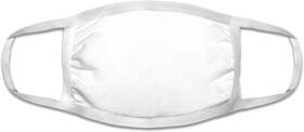 Msk3000 Fruit Of The Loom Reusable Cotton Face Mask - 50 Count White Pack