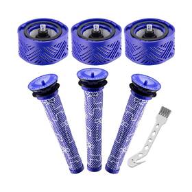Funmit 759068832213 3 Hepa Filter And Pre Replacement For Dyson V6 Absolu... Fast Ship