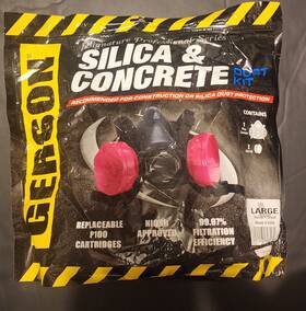9356 Gerson Concrete And Silica Construction Dust Respirator