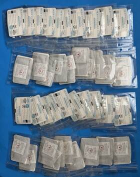 Giftcraft Inc. 067103820911 40 Pack Mask Pm 2.5 Child Size 5 Layer Activated Carbon Filter Disposable Sealed