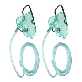 Mask-g-m-2 Globalroll Oxygen Mask Pediatrics With 7feet Length 6mm M Green