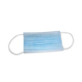 Ms2500 Gn1 3-ply General Use Face Mask - Blue/white 2500/ct New