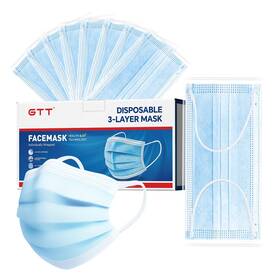 B0fkyyvldk Gtt 500pcs Astm Level 3 Highly Protective Layer Face Mask With Ear Loops - Ind
