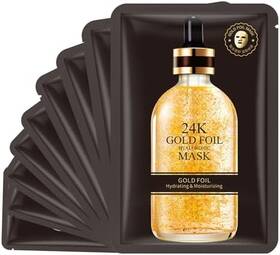 Guangzhou Biying Cosmetics Co. Ltd. 752771109634 Face Masks Skincare Sheet Hydrating Mask 24k Gold
