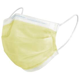 25867 Halyard Fluidshield 1 Disposable Procedure Mask Count Pack Of 50 Yellow