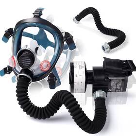 B0b97bp6dn Hanuu Portable Papr Respirator System 40mm Filter Gas Mask For Dust Vapors Paint