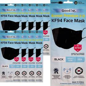 Kf94 Happy Life Co. Ltd. 8809678080510 Pack Of 10 4-layers Premium Filters Large Black
