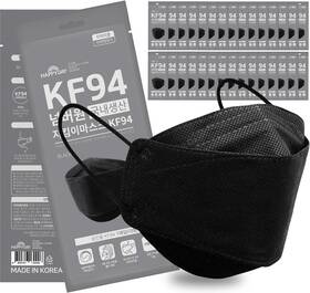 B09rqknq3l Happyday Kf94 Face Masks Black 30 Pack Micro Dust Protection Individually Packag