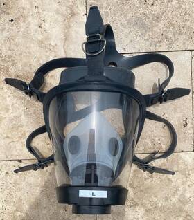 252030 Honeywell Survivair Scba Firefighter Gas Mask Respirator Size Large