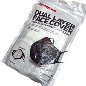 Honeywell Ademco 883940403571 Safety Products Dual Layer Face Cover With 12 Replacement Filters