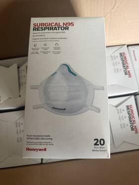 Dc365n95hc Honeywell Surgical N95 Respirator Masks 20 Pack Half Mask