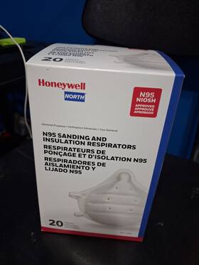 Rap-74030 Honeywell North N95 Sanding And Insulation Respirators Half Mask 20-pack