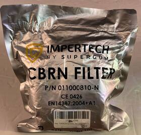 011000810-n Impertech 011000810 By Supergum Cbrn Filter P/n Gas Mask Exp 01/2044