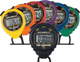 A601x-xbx6rbk  Inc. A601x Pro Survivor Rainbow Plus One Stopwatches Assorted Colors Pack Of 7