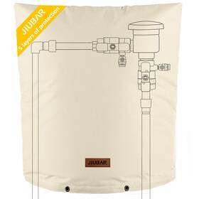 Bp-24-30-beige Jiubar Jiubra 24 Inch W X 30 H Outdoor Pressure Reducing Valve Cover - Insulated Pouch