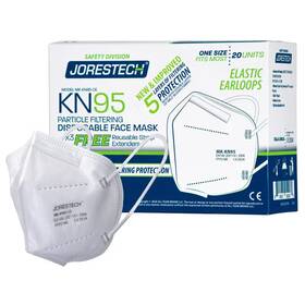 Kn95 Jorestech 810031052936 5-layer Protective Disposable Face Masks Pack Of 20