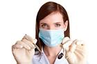 Jyfmb01 Qian Sou Disposable Face Masks Earloop Germ Dust Protection Flu