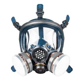 Kischers 606184383108 Reusable Full Face Respirator Large Against Dust/organic Vapors/smells/fumes/