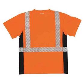 9115-2x Kishigo T-shirt Black Sided Class 2 Orange 2xl