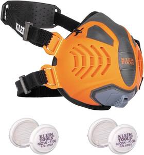 80180 Klein Tools Reusable P100 Half-mask Respirator With 4 Replaceable Filters
