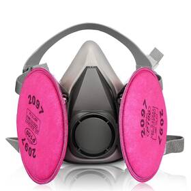 2097 Kyflzl 702732261277 Half Facepiece Reusable Respirator With Filters Against Dust Particle Poll
