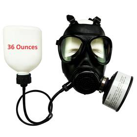Kyng 694536201552 Gas Mask 40mm Nbc Filter- Respirator Tactical Cbrn Face With Bottle St