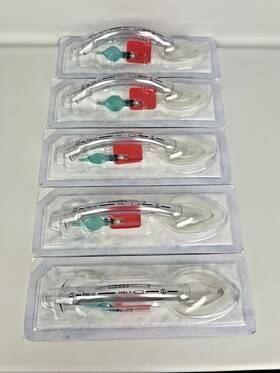 038-94-325u Laryseal Lot Of 5 Flexicare Clear Laryngeal Mask Airway Size 2.5
