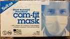 50-bx Lf Sultan Healthcare Mask Face Fluid Resistant Blue Earloop By