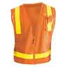Lux-sslsdz-o2x Occunomix Surveyors Vest Yellow Reflective