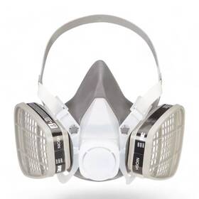 3m5301 Mac Safety Supplies 3m 5301 Half-face Respirator - Large Organic Vapor