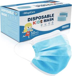 Msk099mgc-kid Magicare Kids Masks Disposable - 3 Ply Youth Ages 4-12 Soft Comfortable