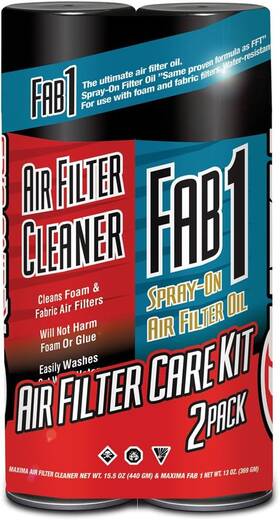Maxima 313055112131 70-799202-2pk Air Filter Maintenance Aerosol Combo Kit Pack Of 2