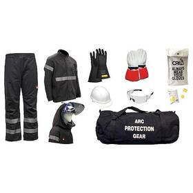Ag40-gp-jp-l-h3p-10 Mechanix Wear Arc Flash Protection Clothing Kit Sz 10