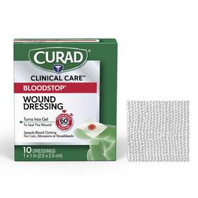 Cur0055rbh Medline Industries Healthcare Curad Bloodstop Wound Dressing 1 Inch X Hemostatic Gauze Helps Stop Bleeding