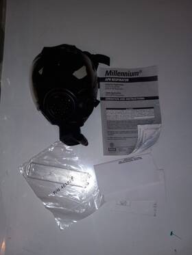 Gme-p100 Millennium 876599 Apr/cbrn Respirator Gas Mask